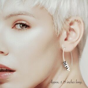 Modern minimalist Sterling Silver earrings ❤️